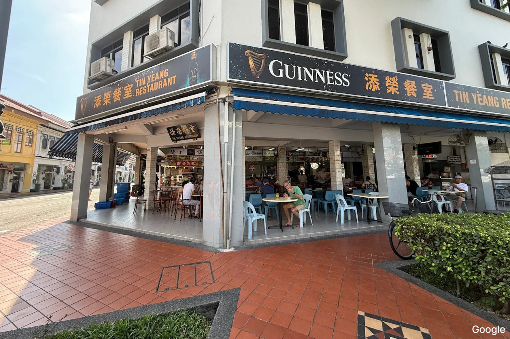 Interior of Guinness Restaurant, showcasing Mr & Mrs Mohgan's Super Crispy Roti Prata.